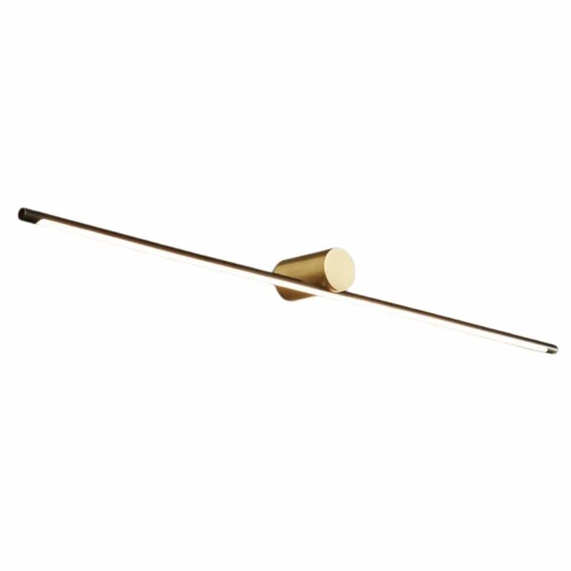 Applique Murale Salle de Bain Design – Doré ou Noir, 3 Longueurs