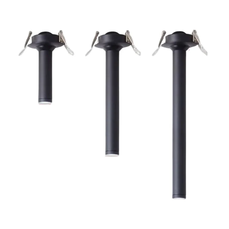 Spot Plafond Noir ou Blanc Tube – 3 Tailles, 3000K à 6000K