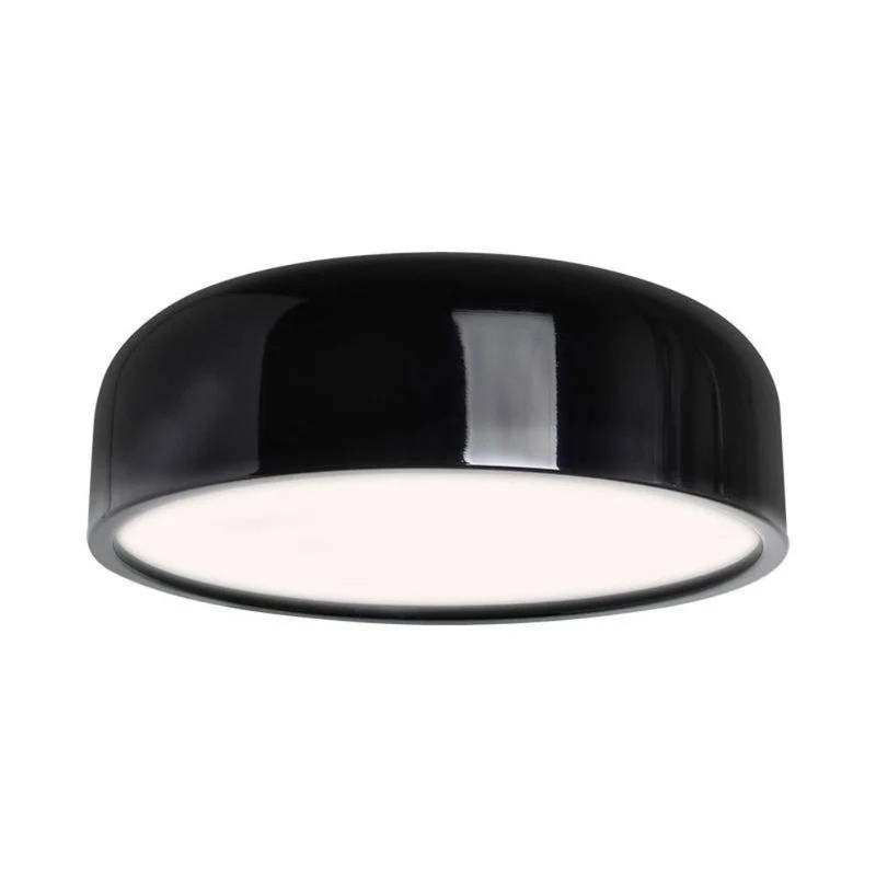 Plafonnier LED Noir ou Blanc – Éclairage Doux pour Chambre Reposante