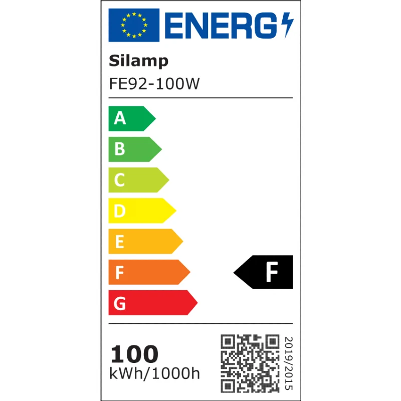 Pack de 5 - Suspension Industrielle LED HighBay UFO 100W IP65 90°