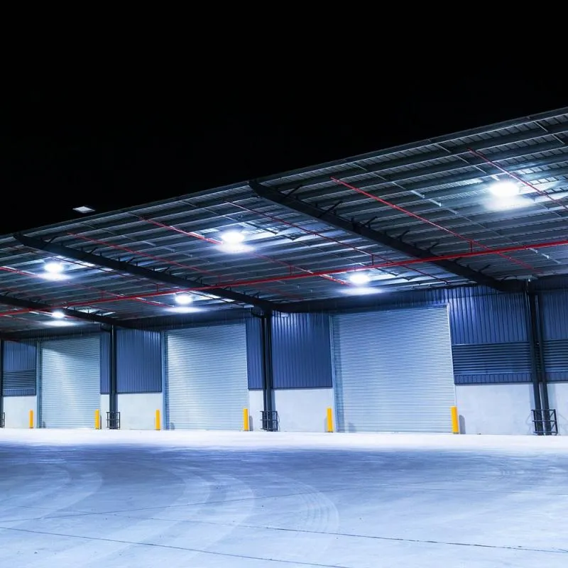 Suspension Industrielle HighBay UFO 200W Carré IP65