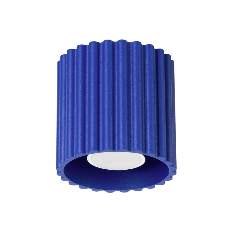 Plafonnier Spot Bleu Minimaliste Ondulé