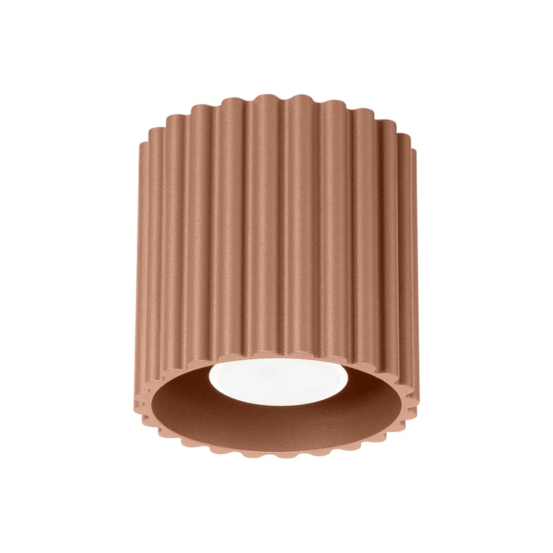 Plafonnier Spot Aluminium Café Minimaliste Ondulé