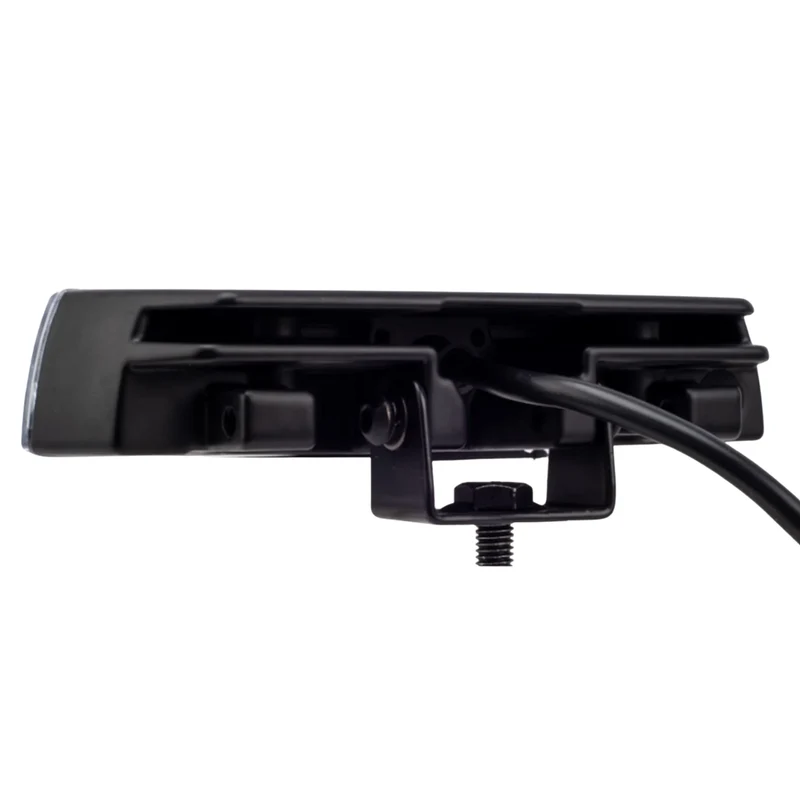Lampe de travail LED extra-plate Dark Look avec bord incurvé / 30 W