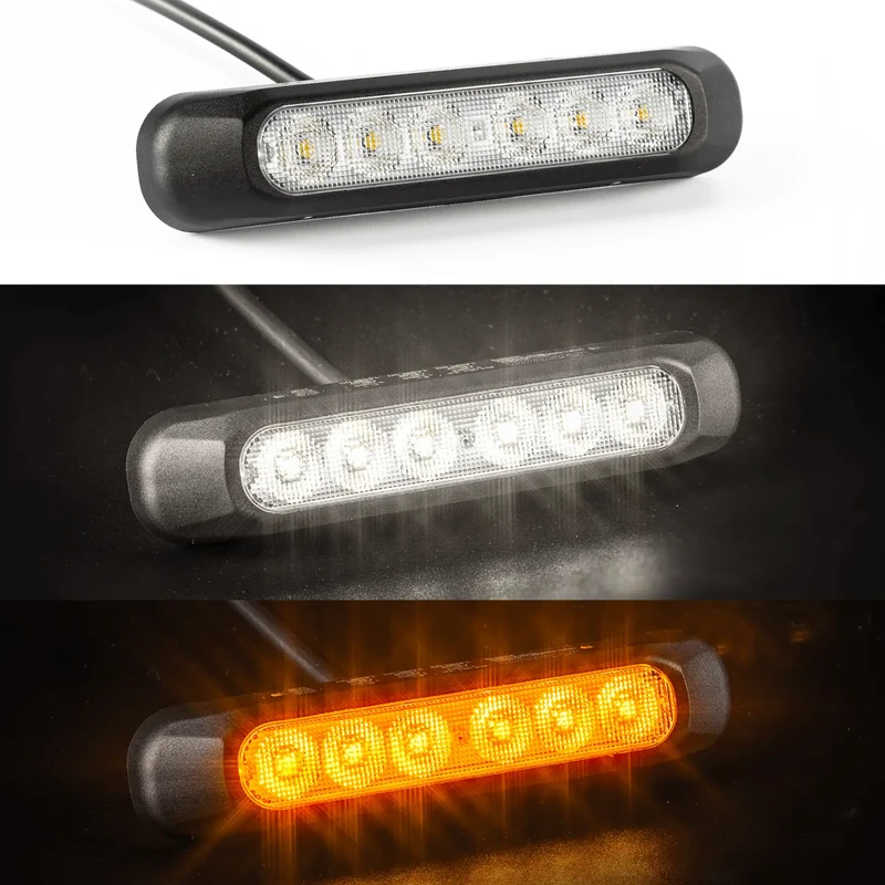 Feu de position avant compact à LED Fristom FT-331 avec indicateur