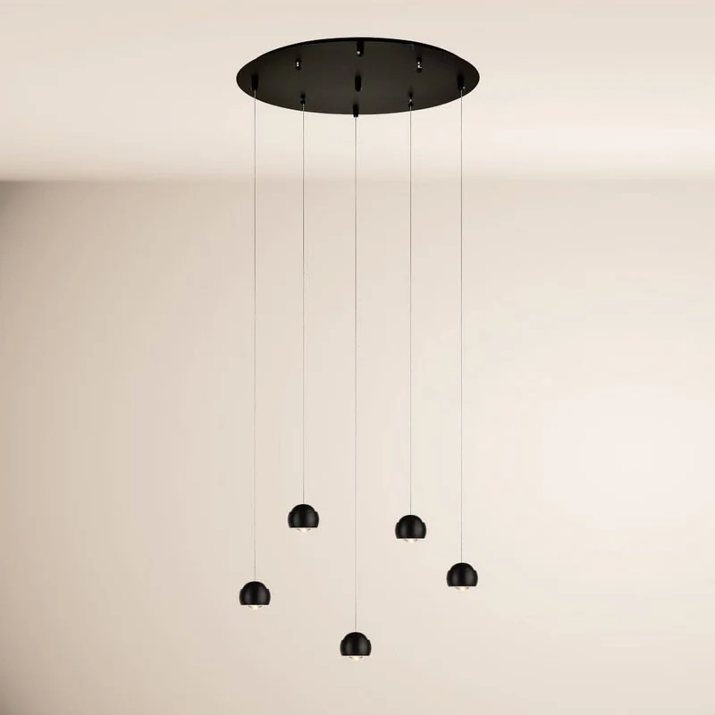 s.luce Beam LED Pendelleuchte 3- oder 5-flammig Modular Baldachin