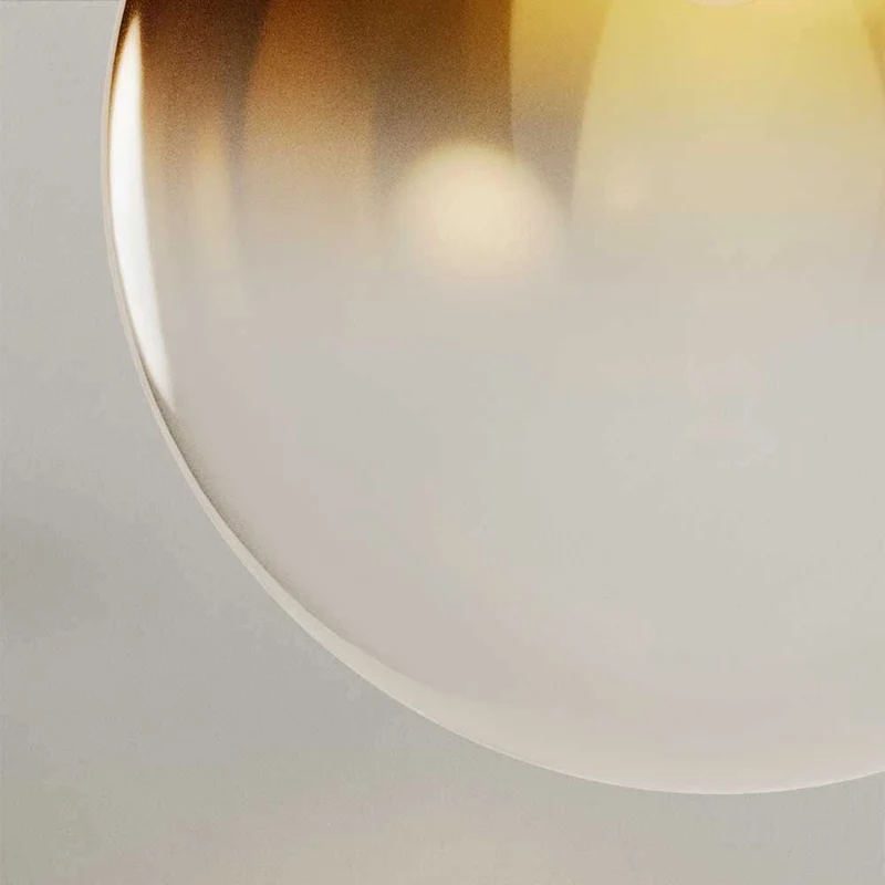 s.luce Orb Axis Glas-Tischlampe Dreibein 20cm