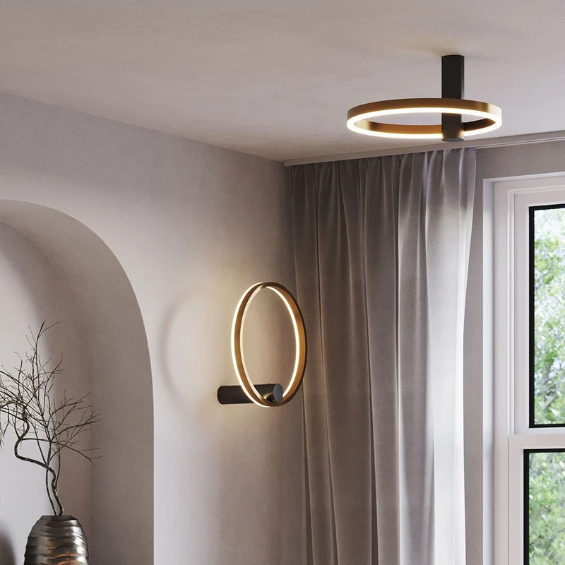 s.luce Ring Air LED Wand- & Deckenleuchte Ø 40cm rund indirekt