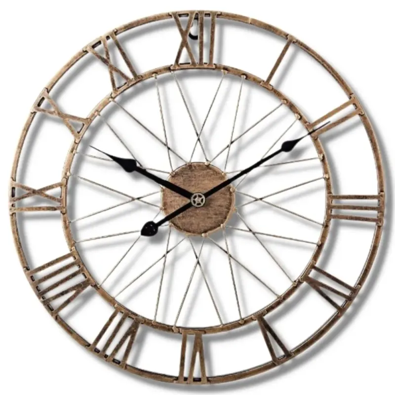 Horloge Industrielle Étoile