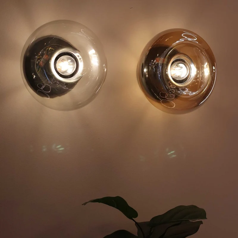 s.luce Cruet Glas Wand- und Deckenleuchte Up & Low