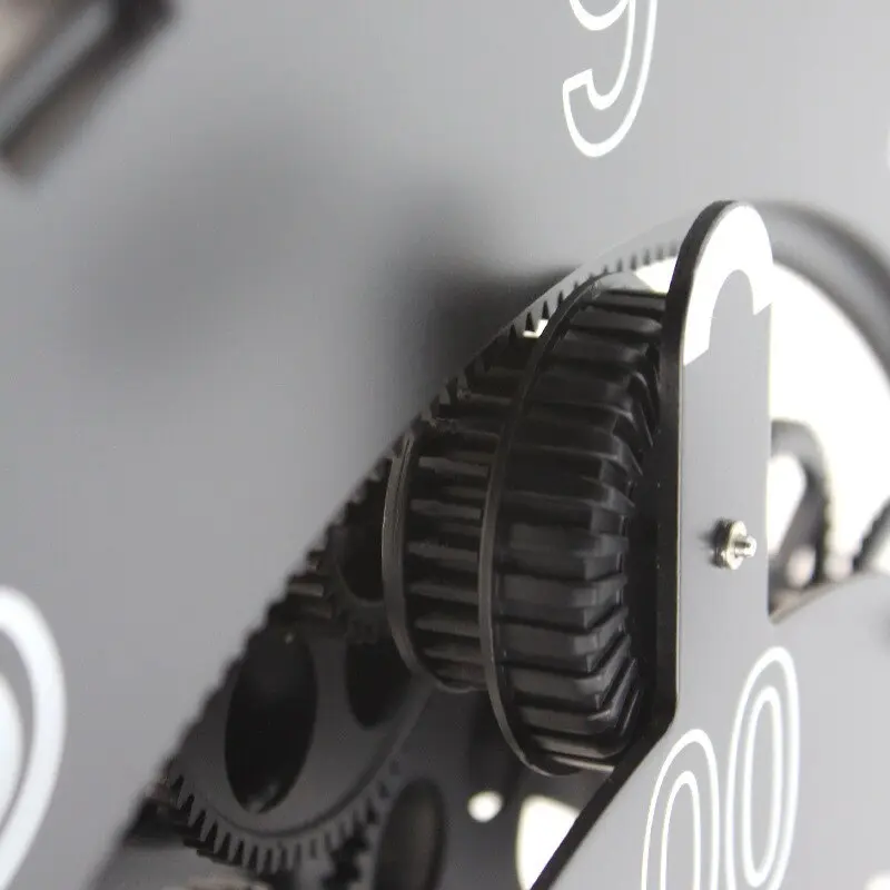 Horloge Industrielle Mécanique Argent
