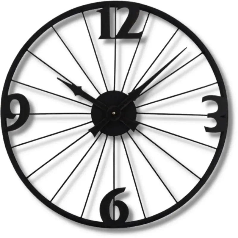 Horloge Industrielle Roue