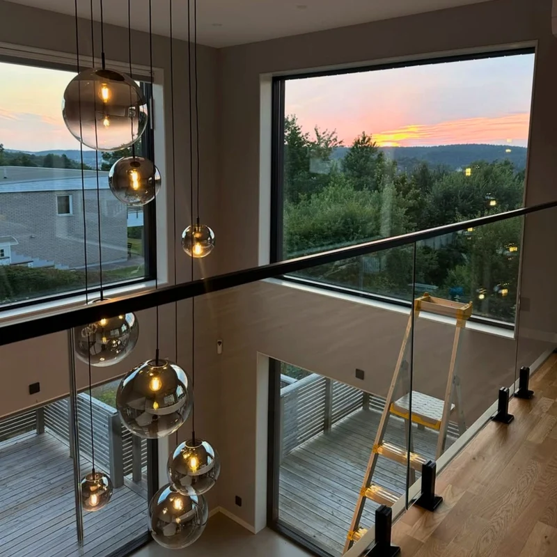 s.luce Orb XL Galerieleuchte 8-flammig mit Modular Baldachin