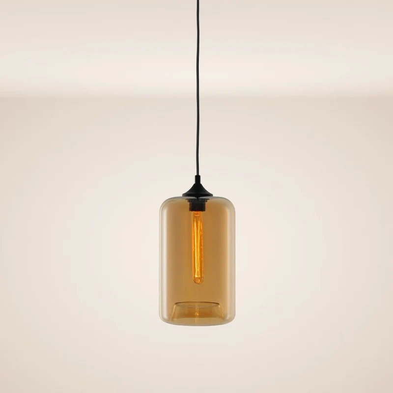 s.luce Cruet Glas-Pendelleuchte Up & Low 150cm