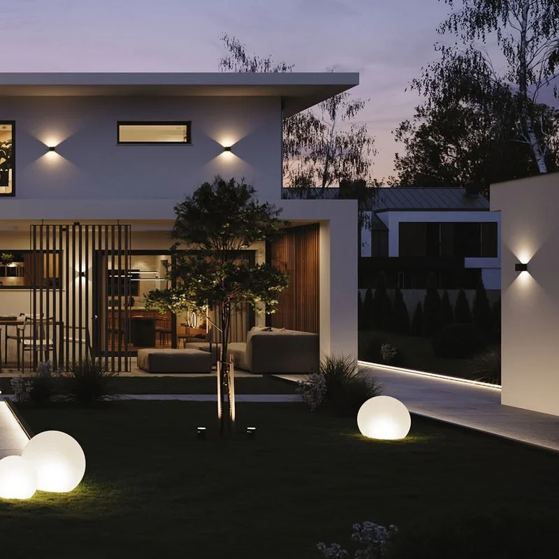 s.luce Ixa LED Wandlampe verstellbare Winkel Innen & Außen IP44