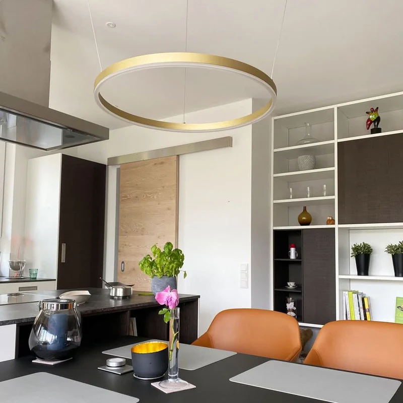 s.luce LED Ring Hängeleuchte Ø 60cm
