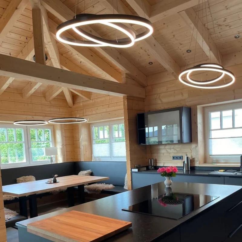 s.luce LED Ring Hängeleuchte Ø 60cm