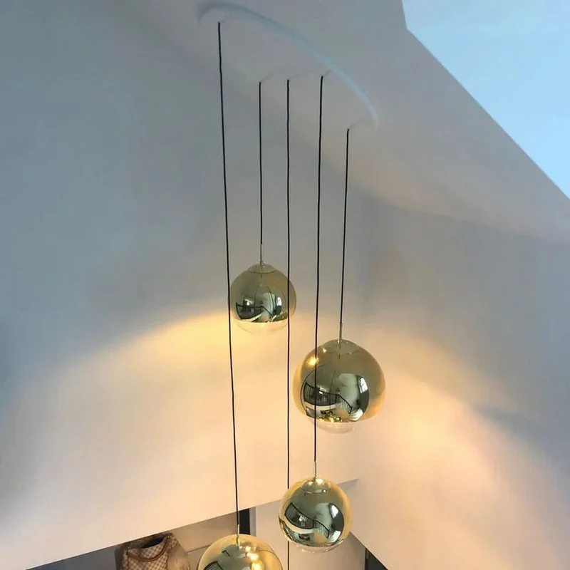 s.luce Modular Hängeleuchten-Baldachin 3-flammig oder 5-flammig