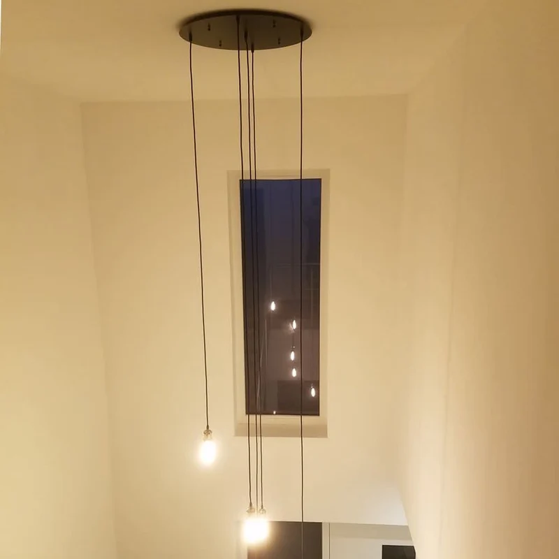 s.luce Modular Hängeleuchten-Baldachin 3-flammig oder 5-flammig