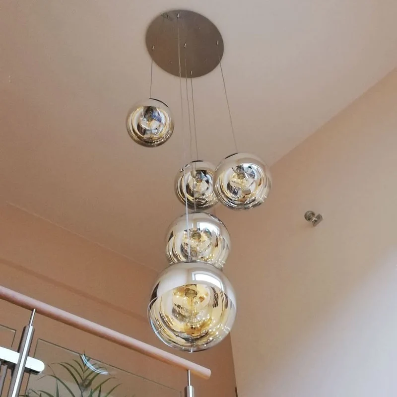 s.luce Modular Hängeleuchten-Baldachin 3-flammig oder 5-flammig