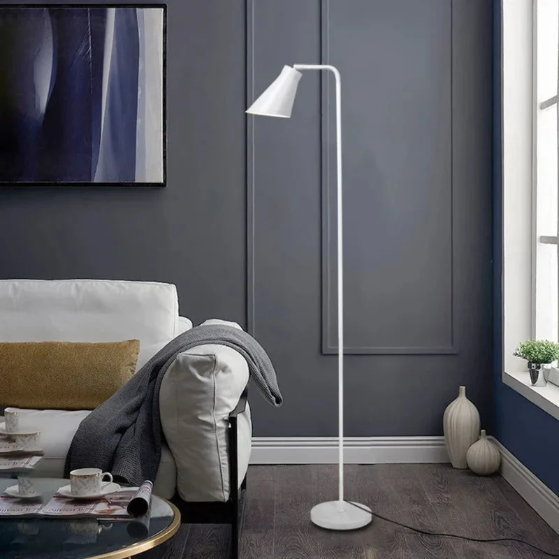 Grand Lampadaire Salon Nordique 1,63m – Lumière Indirecte Douce