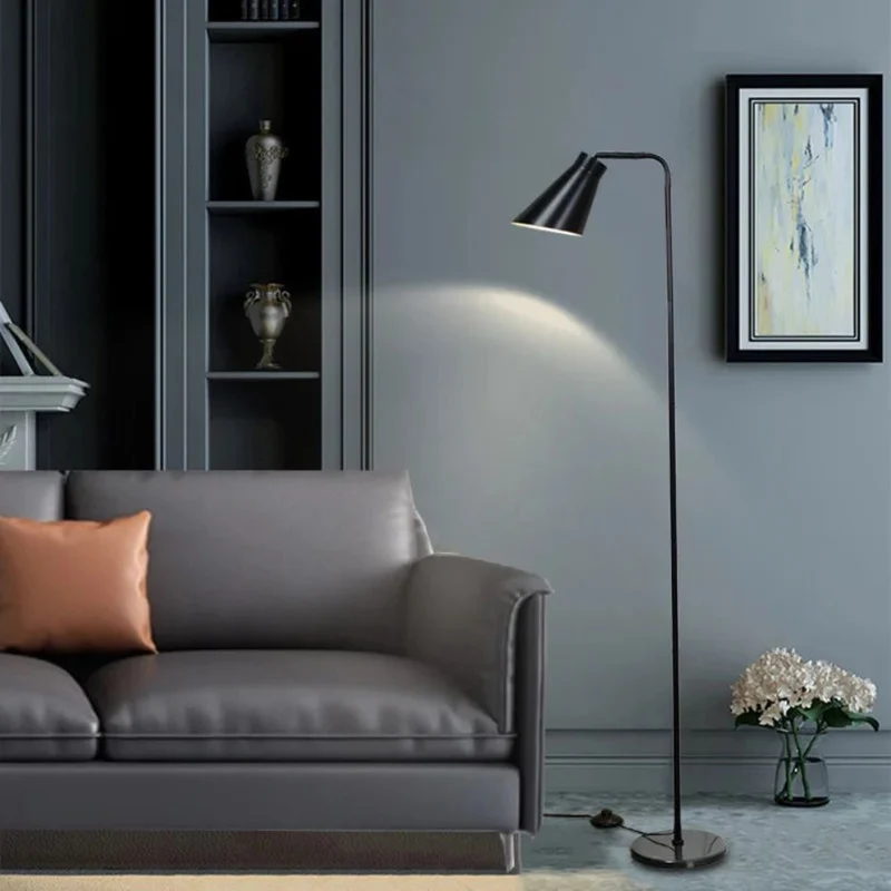 Grand Lampadaire Salon Nordique 1,63m – Lumière Indirecte Douce