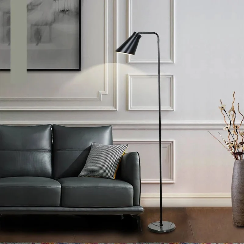 Grand Lampadaire Salon Nordique 1,63m – Lumière Indirecte Douce