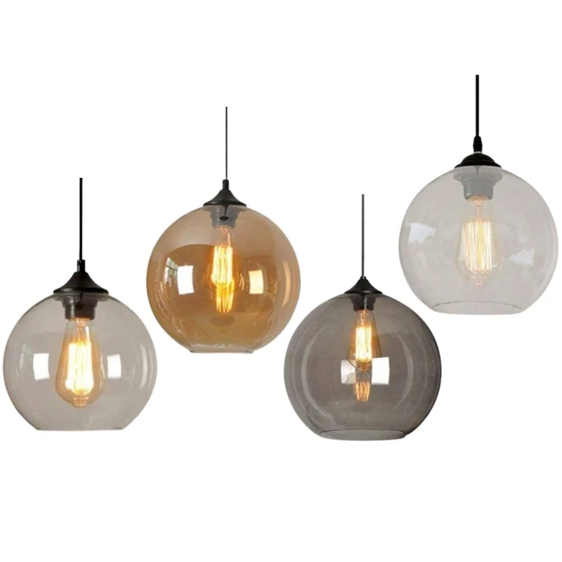 Luminaire Suspendu Design en Verre – 4 Styles pour Toute Ambiance