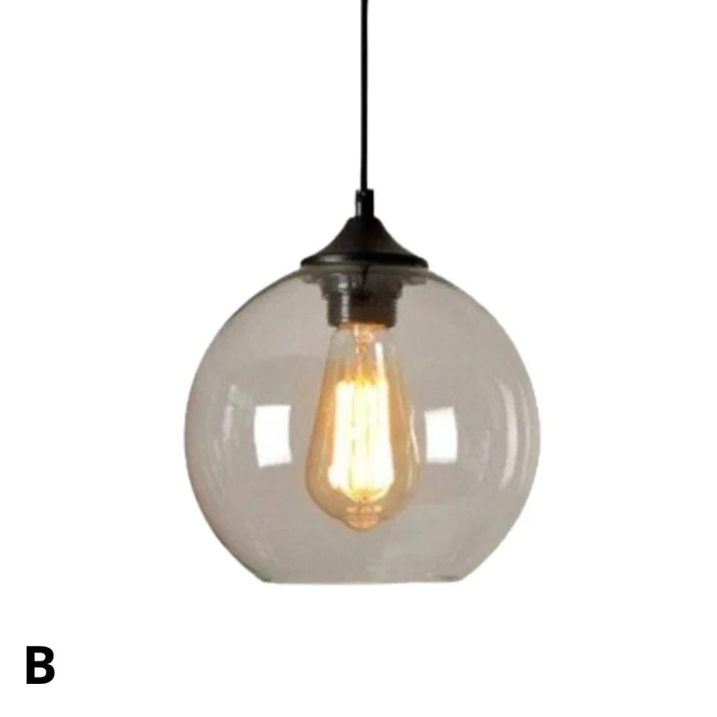 Luminaire Suspendu Design en Verre – 4 Styles pour Toute Ambiance
