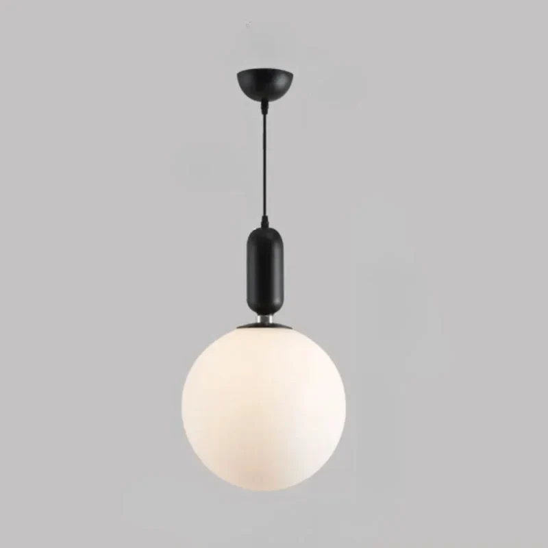 Globe pour Luminaire Suspendu en Verre Dépoli – Doré, Blanc ou Noir