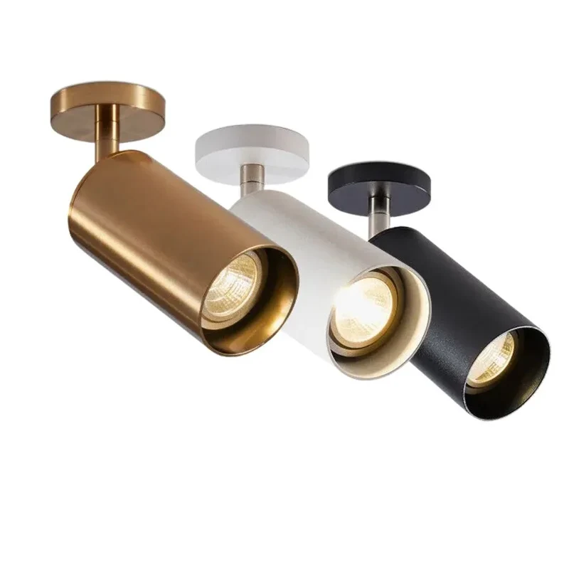 Spot Chromé Orientable Trio – Dégradé de Couleurs, GU10 Inclus