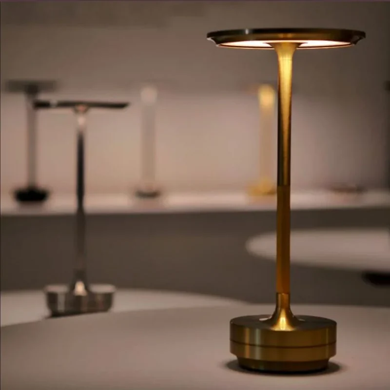 Lampe de Chevet Dorée Tactile – 4 Intensités, Gris ou Noir aussi