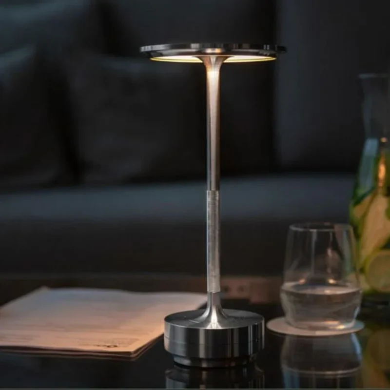 Lampe de Chevet Dorée Tactile – 4 Intensités, Gris ou Noir aussi