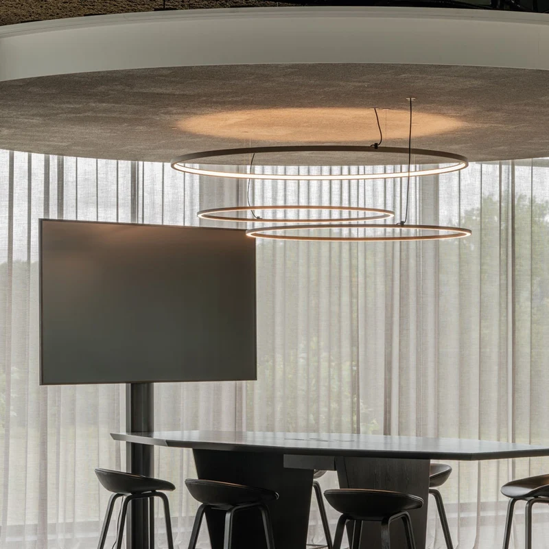 Deltalight Superloop Slim In SBL LED Pendant Lamp