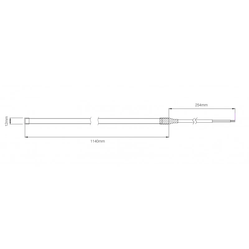Bandeau lumineux flexible à LED pour automobiles, étanche IP67 / 19 cm / 24 V