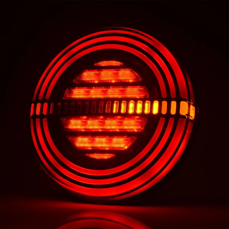 Feu de remorque rond W191DD avec indicateur dynamique