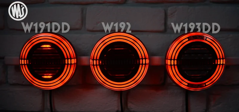 Feu de remorque rond W191DD avec indicateur dynamique