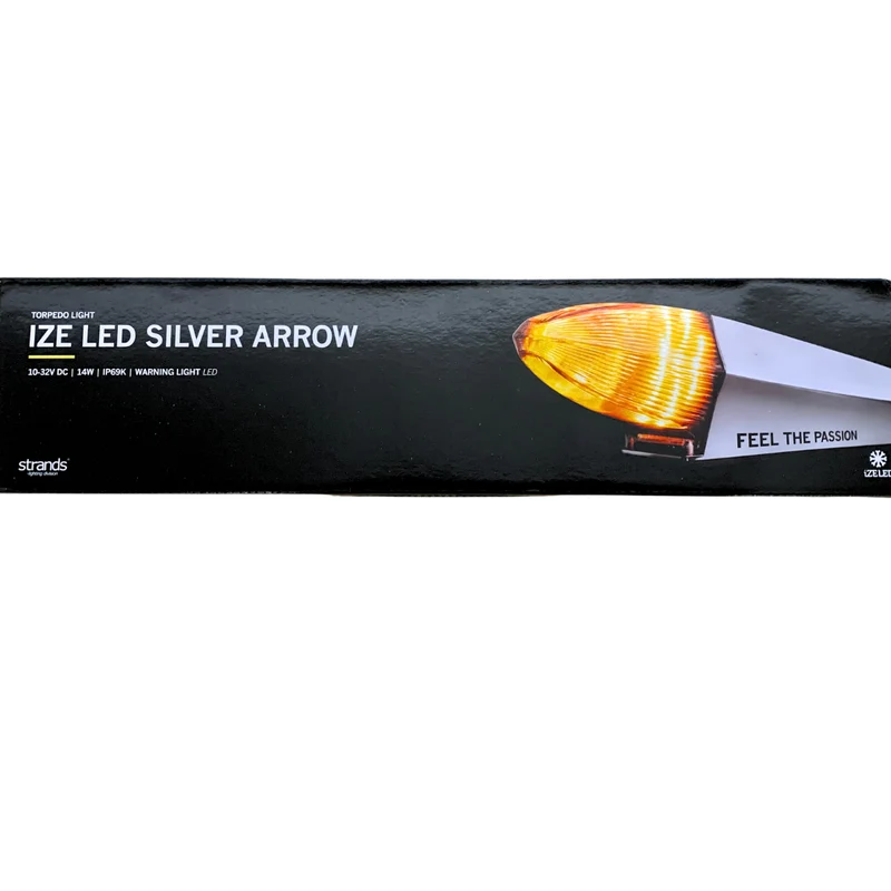 Lampe torpille Strands IZE Silver Arrow avec stroboscope