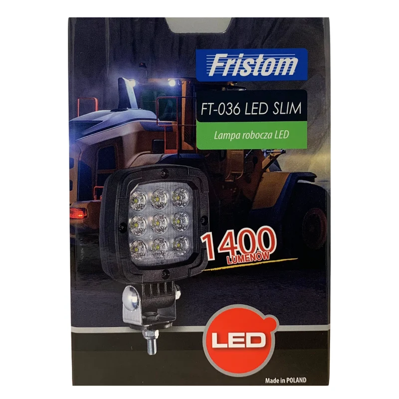 Lampe de travail LED Fristom / 1400 lumens / Slimline