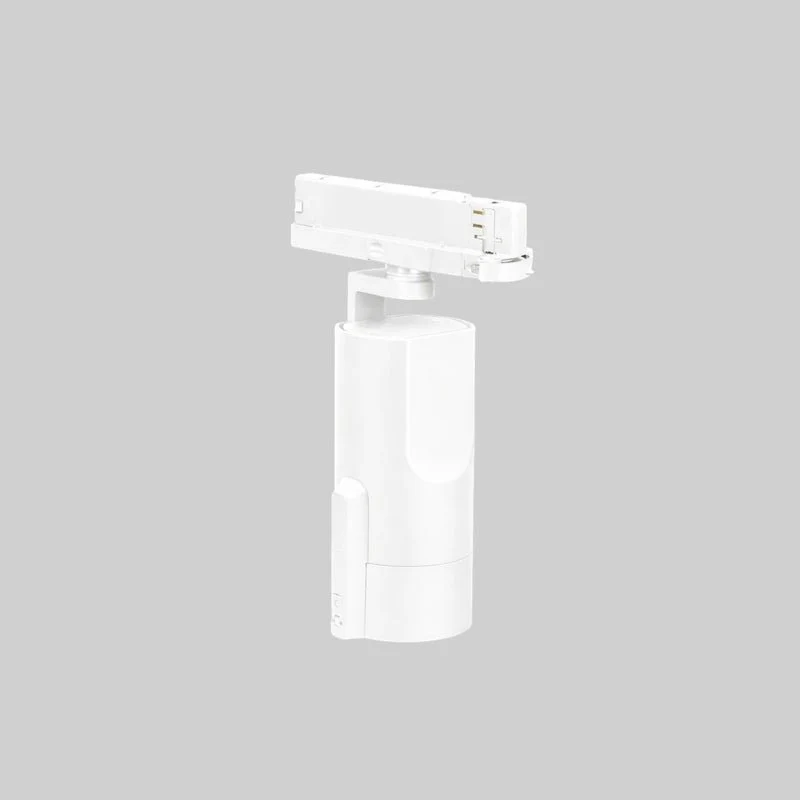 Spot LED sur Rail Triphasé Intelligent IA 35W CCT 24° Blanc