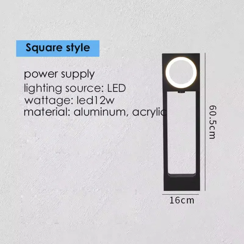 Applique Extérieur IP65 Pilier Aluminium – Robuste pour Jardin