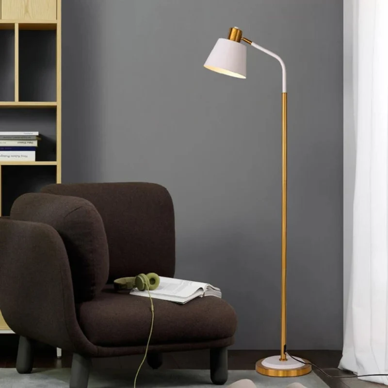 Lampadaire Intérieur Salon Dirigeable – Noir ou Blanc, 1,60m de Haut