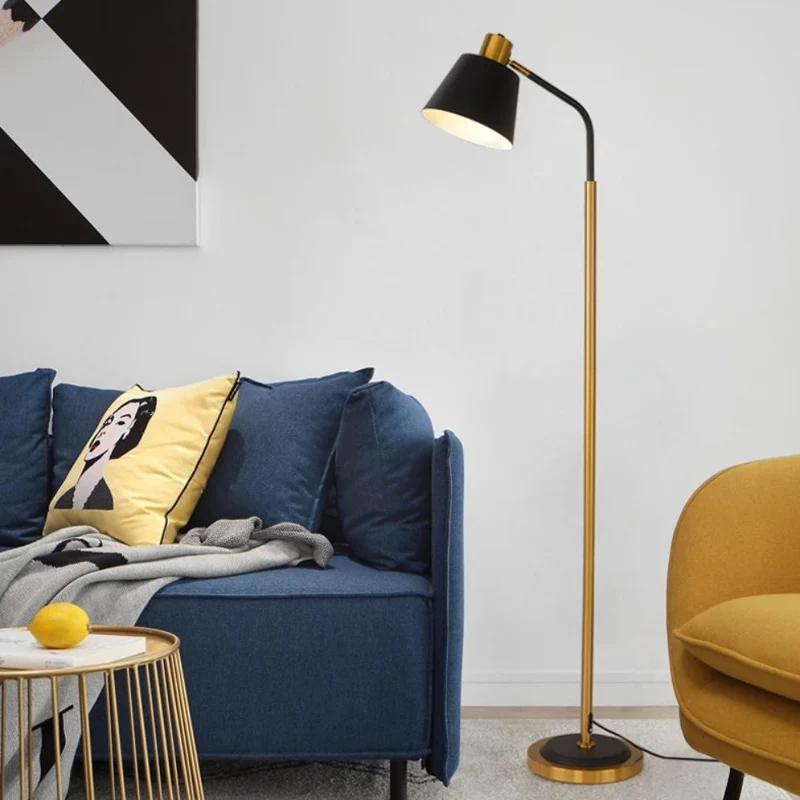 Lampadaire Intérieur Salon Dirigeable – Noir ou Blanc, 1,60m de Haut