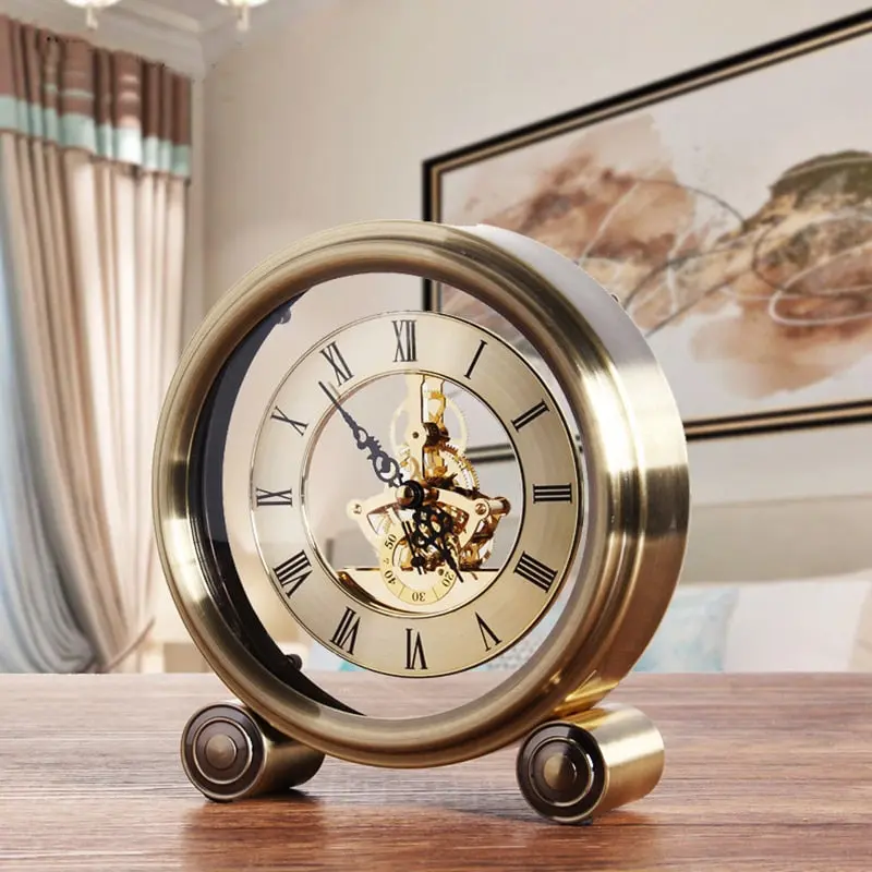 Horloge Industrielle Sur Pieds