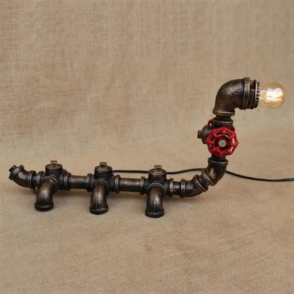 Lampe à Poser Industrielle Filaire