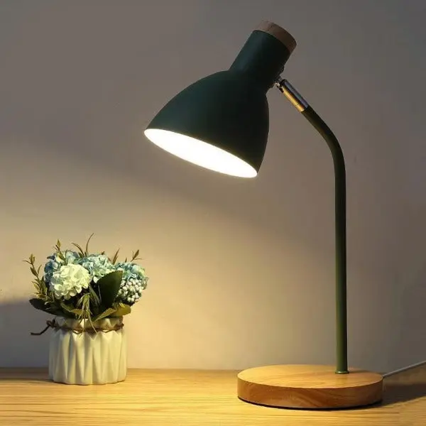 Lampe à Poser Industrielle Kaki