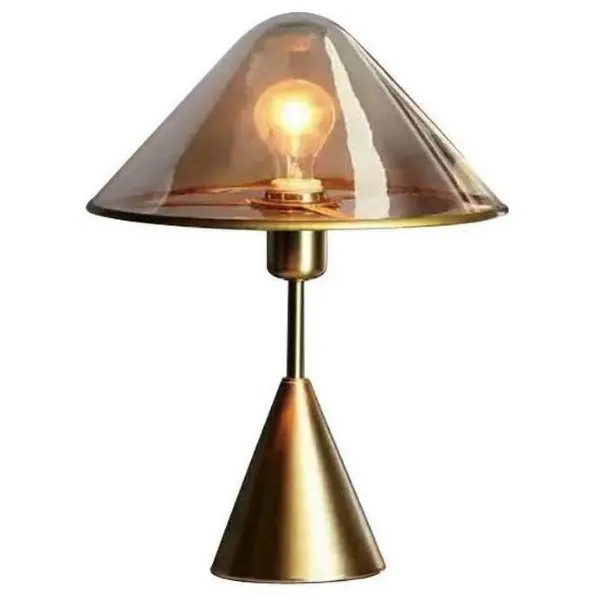 Lampe à Poser Industrielle Couleur Or