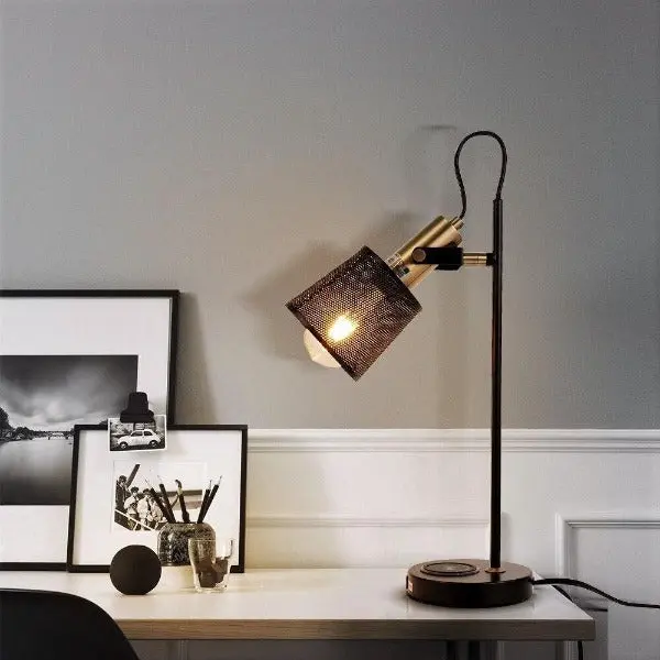 Lampe à Poser Industrielle USB