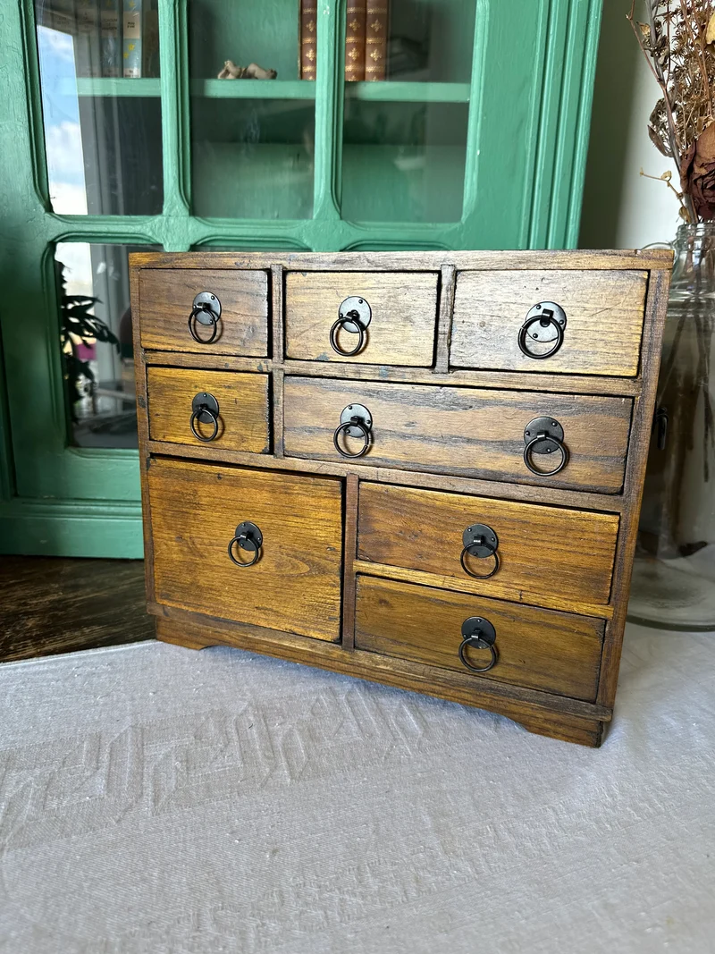 Petit meuble en bois années 50-60