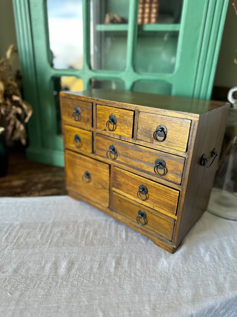 Petit meuble en bois années 50-60